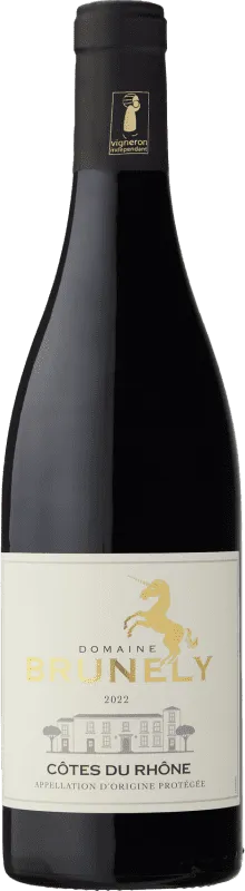 vue du vin Domaine Brunely Côtes du Rhône 2018