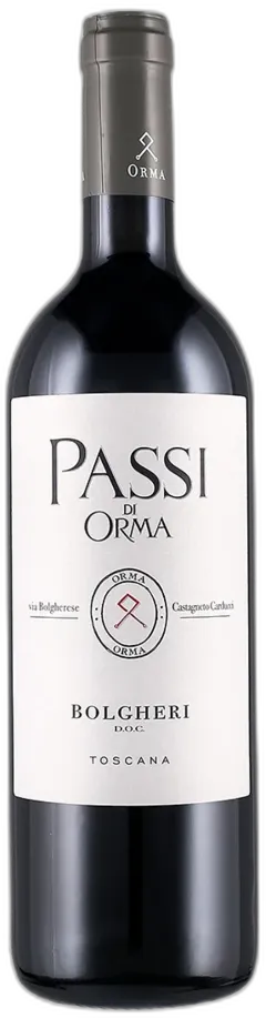 vue du vin Bolgheri Doc Passi Orma 2023