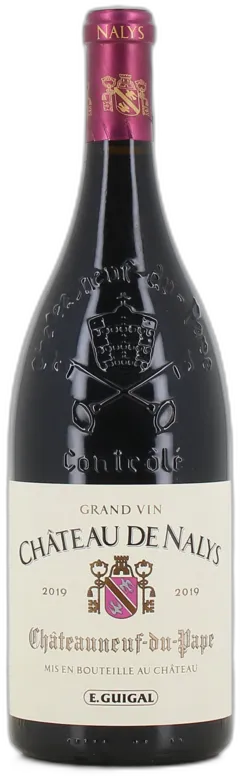 image du vin Saintes Pierres de Nalys Rouge 2019 Château de Nalys E. Guigal
