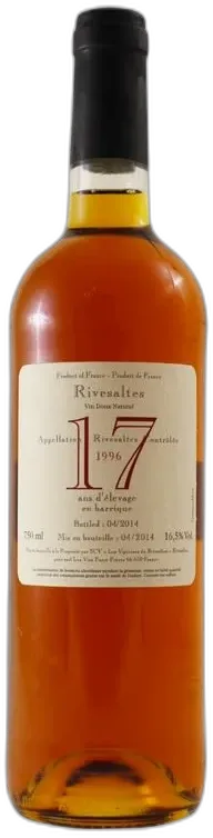 image du vin 15 Ans d’Âge