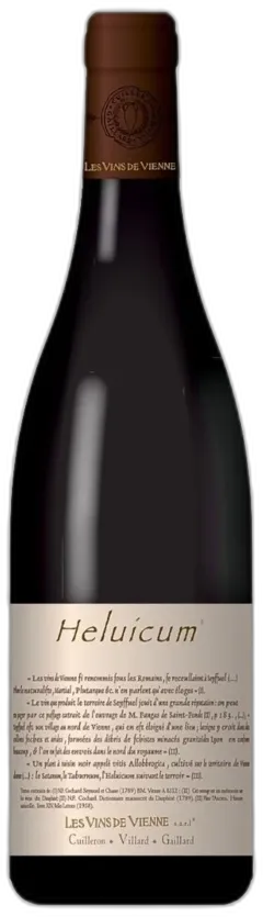 illustration du vin les Vins de Vienne "Heluicum" Syrah Igp Collines Rhodaniennes Rouge