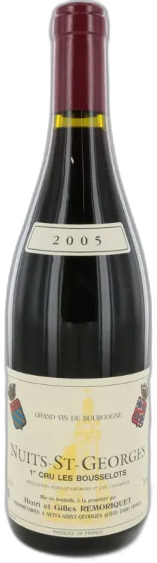 photo du vin Nuits-Saint-Georges 1er Cru "les Saint-Georges"