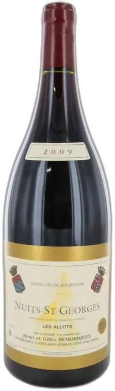 photo du vin Domaine Remoriquet Nuits-Saint-Georges les Allots Rouge