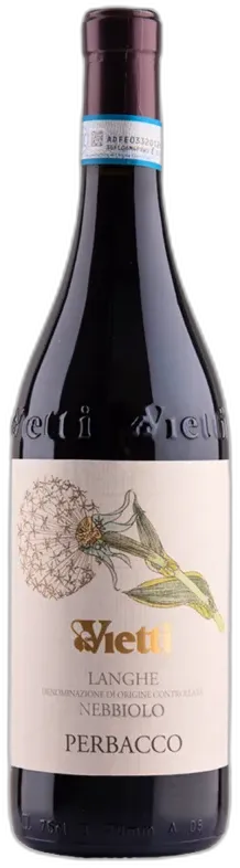 photo du vin Langhe Doc Nebbiolo Perbacco Vietti 2023