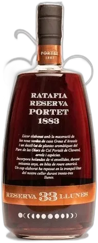 photo du vin Ratafia Portet Reserva 33 Llunes