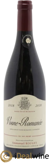 photo du vin Vosne Romanée Emmanuel Rouget 2015