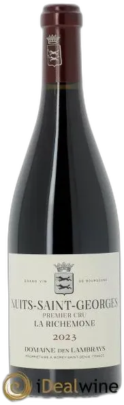 photo du vin Domaine des Lambrays "la Richemone" 1er Cru Nuits Saint-Georges Rouge Nuits-Saint-Georges