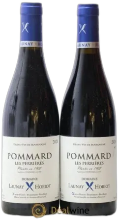 photos du vin Domaine Launay Horiot Pommard 2019