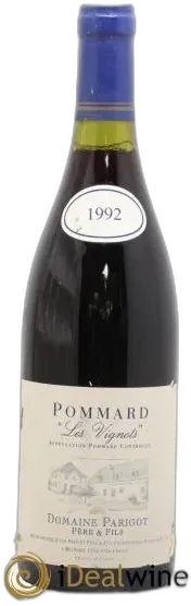 vue du vin Pommard les Vignots Alexandre Parigot