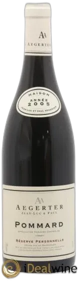 aperçu du vin Pommard Aegerter