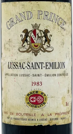 image du vin Grand Prince