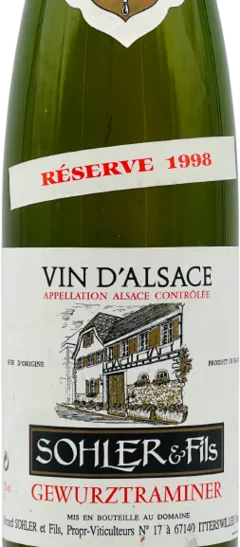 photo du vin Gewurztraminer 2022