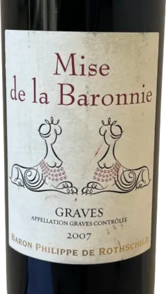 photo du vin Mouton Cadet Baron Philippe de Rothschild