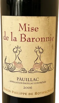 image du vin La Bergerie Baron Philippe de Rothschild