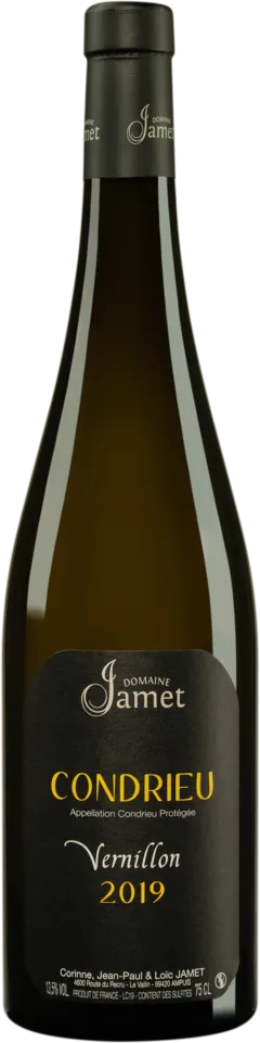 image du vin Condrieu Vernillon Blanc 2020 Domaine Jamet