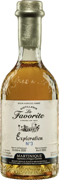 illustration du vin Habitation la Favorite Rhum Agricole de Martinique "Brut 2 Colonnes Récolte " Blanc