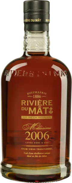 photo du vin Rivière du Mât Rhum Vieux de Mélasse de la Réunion "xo" Brun Giftbox