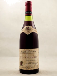 photo Joseph Drouhin Gevrey Chambertin 1979