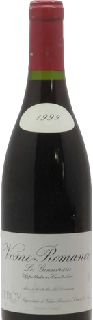 photo Vosne Romanée les Genaivrieres 1999 Domaine Leroy