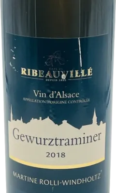 photo du vin Gewurztraminer Cuvée Collection 2021 Cave de Ribeauvillé