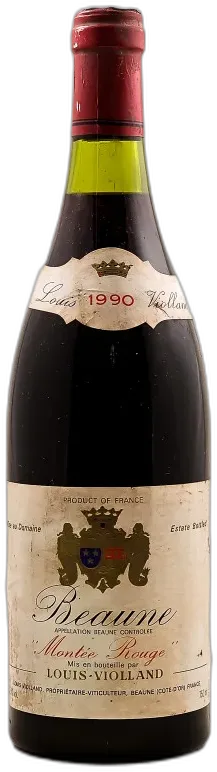 image du vin Louis Violland Beaune "Montée Rouge" 1990