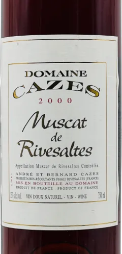 illustration du vin Muscat de Rivesaltes