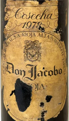 vue du vin Domaine Don Jacobo Cuvée Cosecha