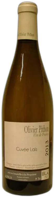 vue du vin Cuvée Laïs Blanc 2023 Olivier Pithon, Igp Côtes Catalanes