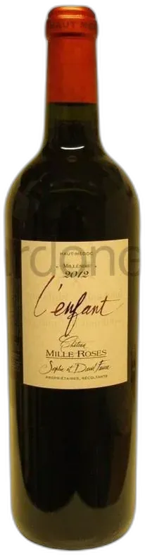 photo du vin Château Mille Roses Haut-Médoc l’Enfant 2022