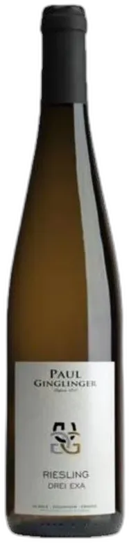 photo du vin Domaine Paul Ginglinger Alsace Riesling Riesling Drei Exa 2023
