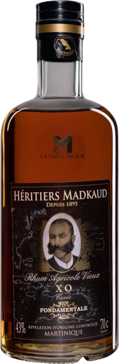 photo Héritiers Madkaud Rhum Vieux Agricole de Martinique “Cuvée Fondamentale xo“ Brun 43°