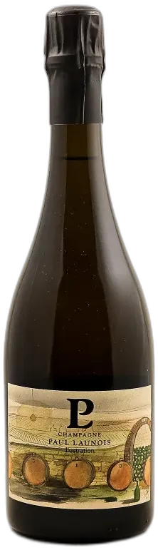 illustration du vin Paul Launois Champagne "Monochrome"