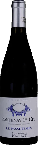 image du vin Santenay Aoc 1er Cru Rouge les Gravières Jean-Marc Vincent 2022