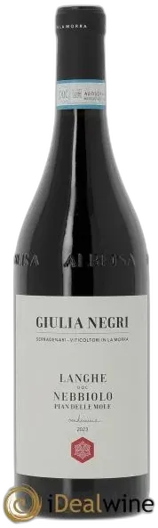 photo du vin Langhe Doc Giulia Negri Nebbiolo