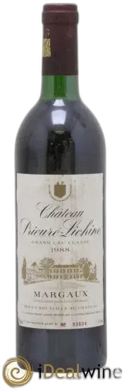 photo du vin Château Prieuré Lichine