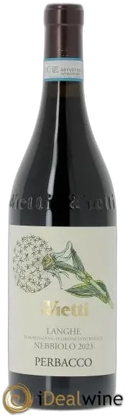 photo du vin Langhe Doc Nebbiolo Perbacco Vietti 2023