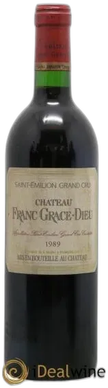 capture du vin Château Franc Grace Dieu