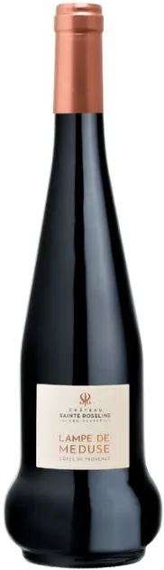 vue du vin Château Sainte Roseline Lampe de Méduse Rouge