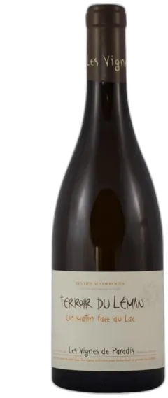 illustration du vin les Vignes de Paradis, Chasselas Marin