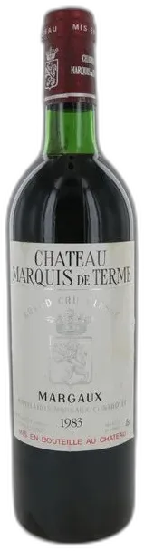 aperçu du vin Château Marquis de Terme Rouge