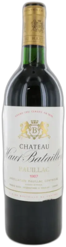 photo du vin Haut Batailley Verso