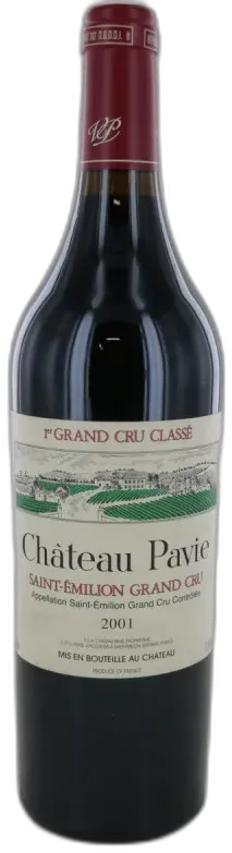 vue du vin Chateau Pavie
