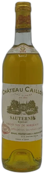 photo du vin Château Caillou