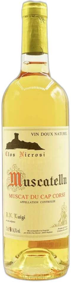 photo du vin Muscatellu