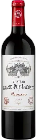 capture du vin Grand Puy Lacoste