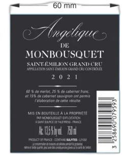 image du vin Château "Monbousquet" Saint-Émilion Grand Cru Rouge