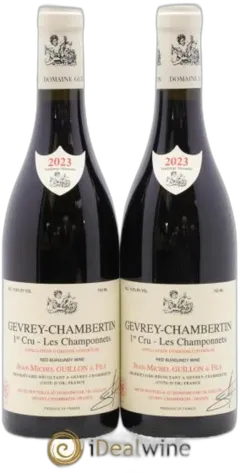 image du vin Gevrey-Chambertin 1er Cru les Champonnets Jean-Michel Guillon
