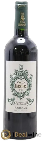 photo du vin Château Ferrière