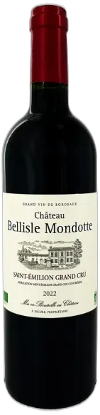 vue du vin Château Bellisle Mondotte 2016