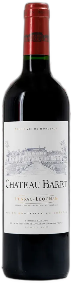 image du vin Château Baret 2014 Pessac-Léognan Vin Rouge de Bordeaux